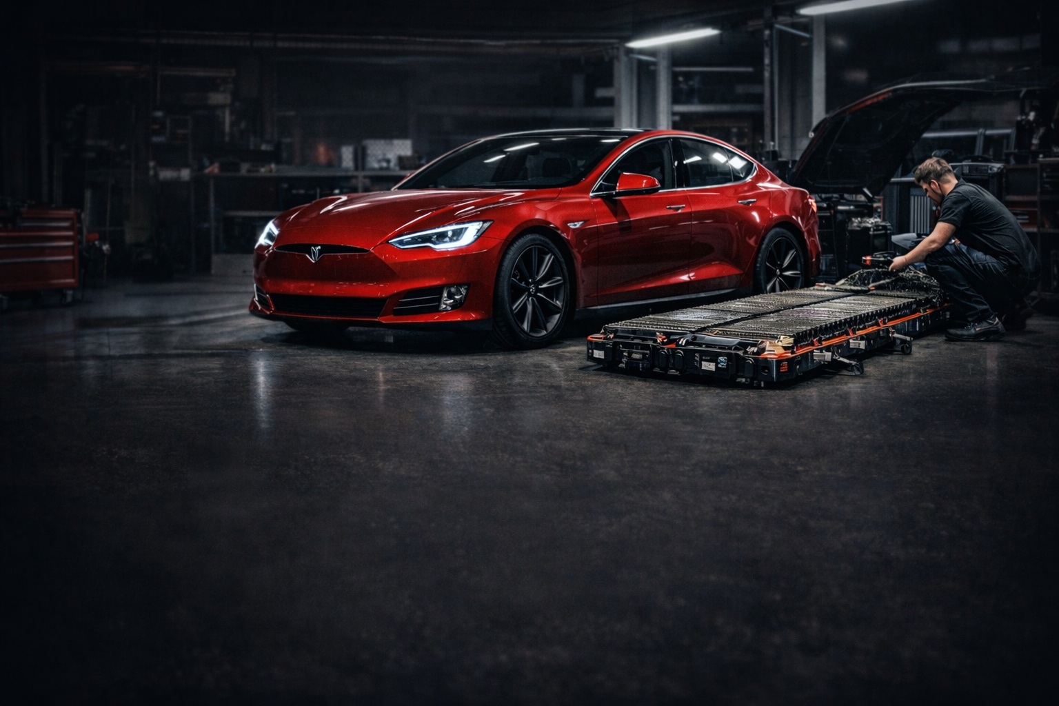 ремонт батареї Tesla у Білій Церкві